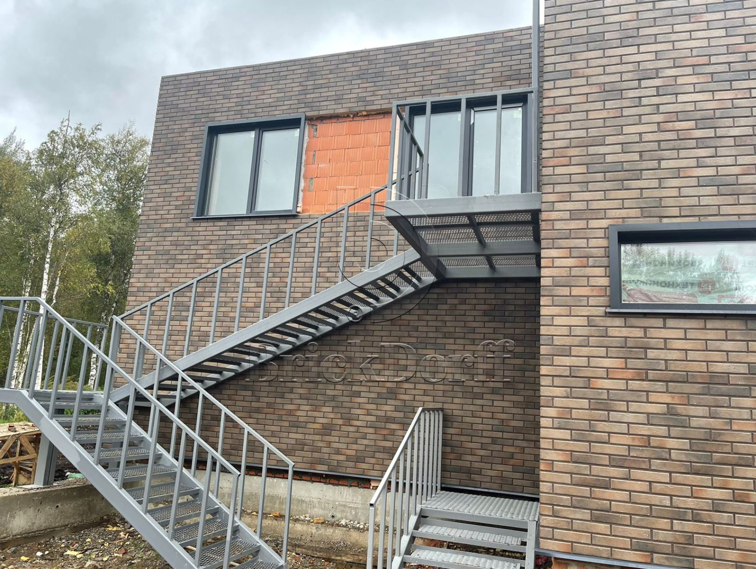 Retro Brick Cardamon фасадная термопанель из пенополистирола ППС 40 мм с клинкерной плиткой