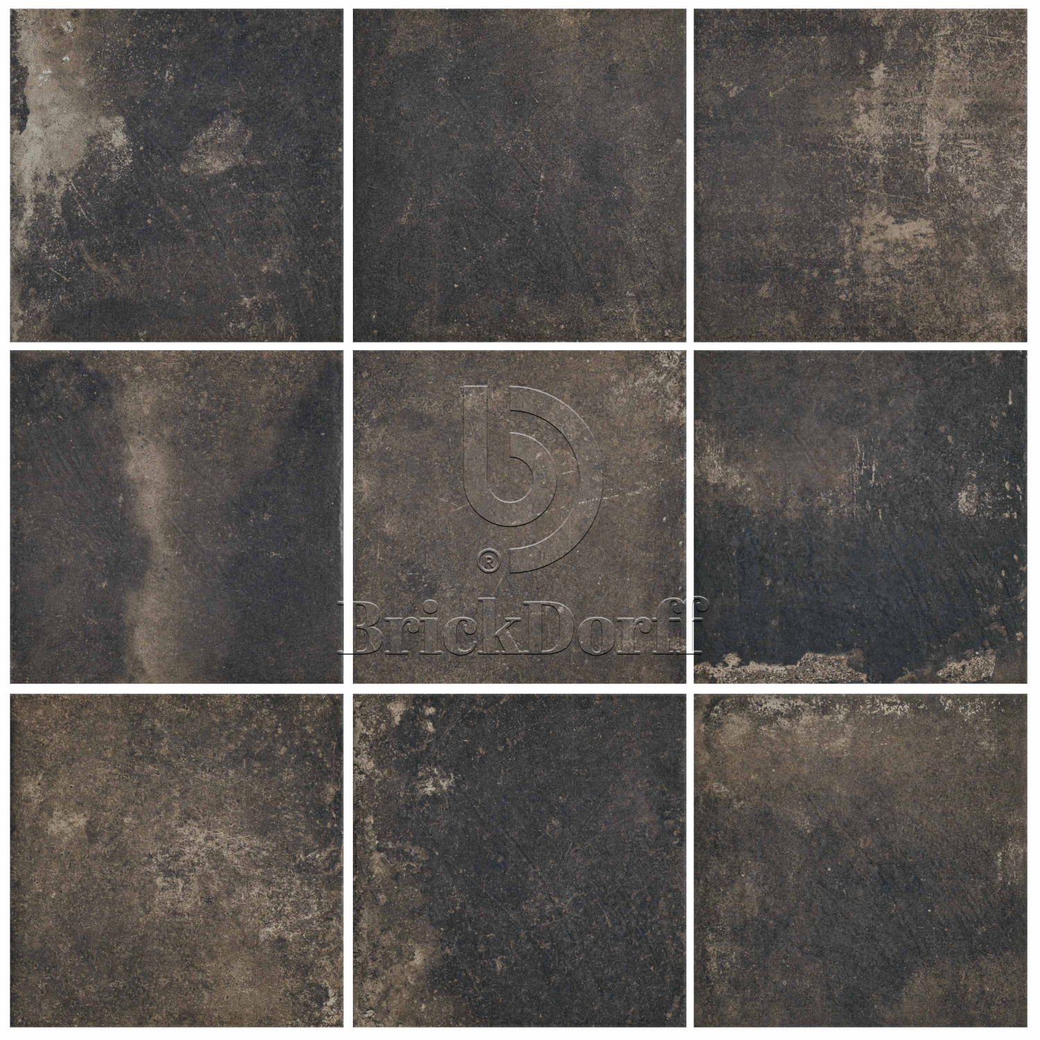 Клинкерная плитка Scandiano Brown 300x300x11 – для улицы, террасы, крыльца, лестницы, морозостойкая