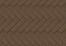Клинкерная тротуарная плитка ригельная - брусчатка Lode BRUNIS Коричневая 250х45х65 мм
