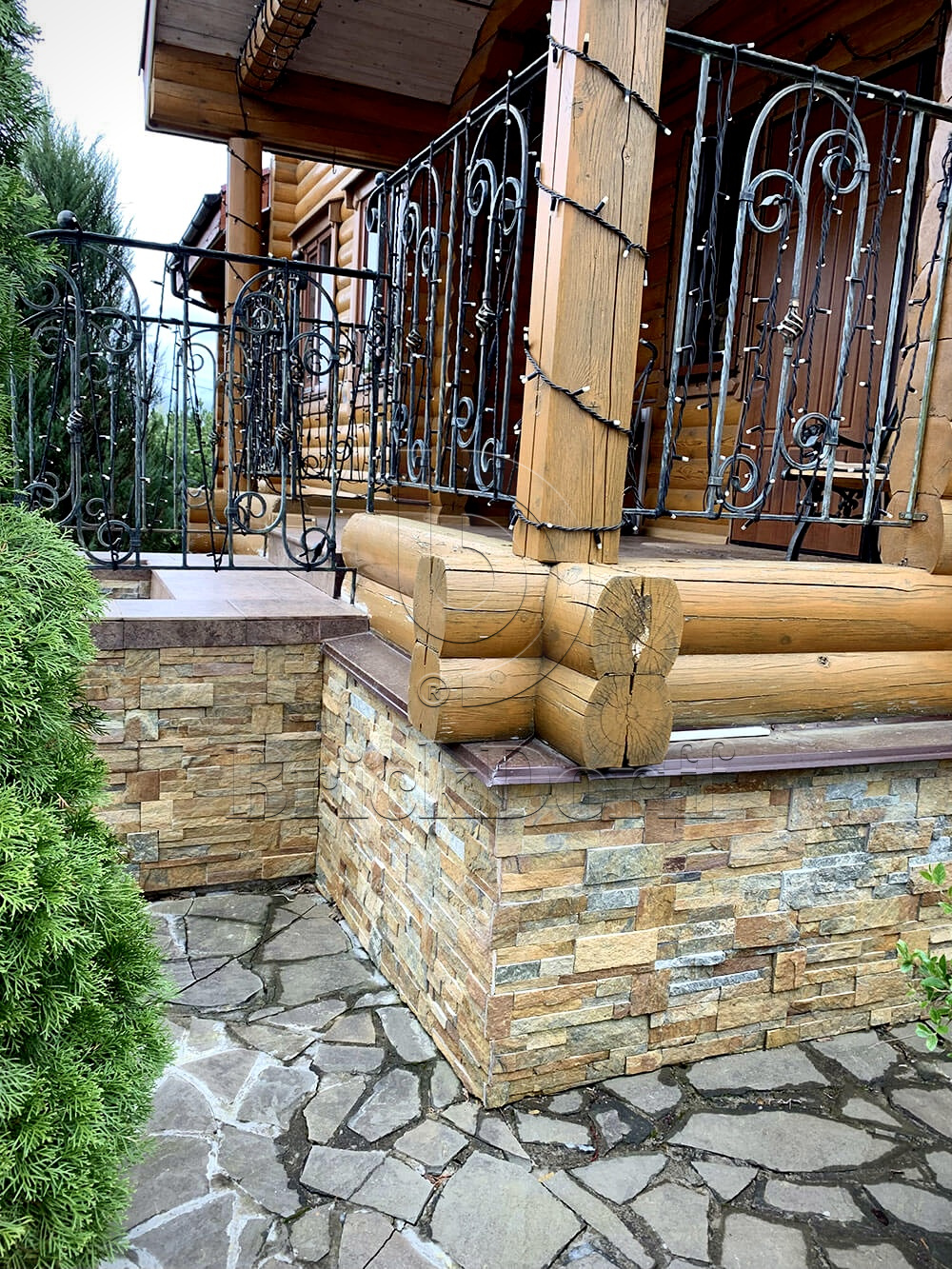 Кварцит Цветной 350*180*10\12 мм, натуральный камень для фасада и интерьера BD