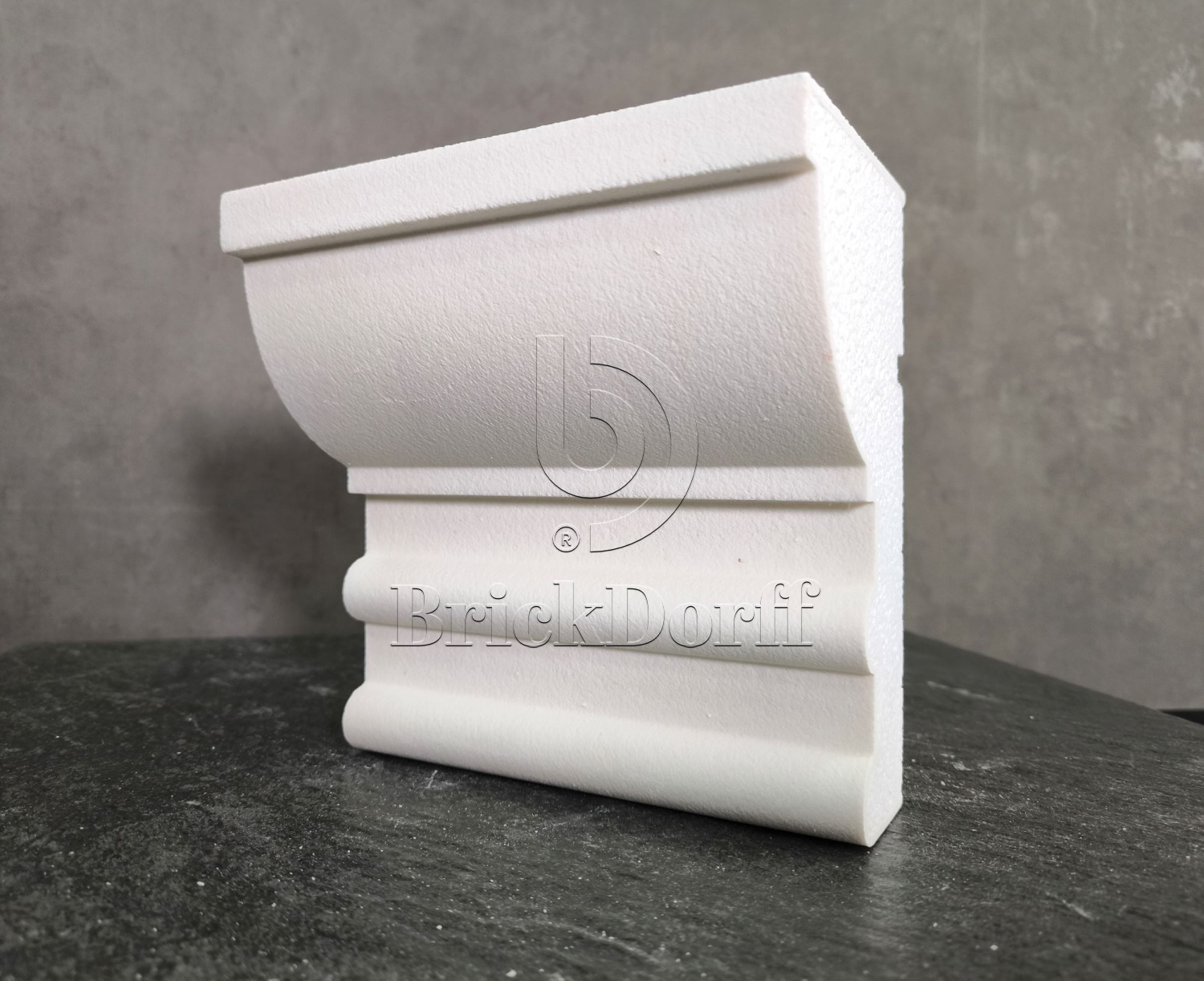 КАРНИЗ для Фасада и Интерьера - лепнина, декор из пенополистирола КВ-200/2 200*110*2000 мм