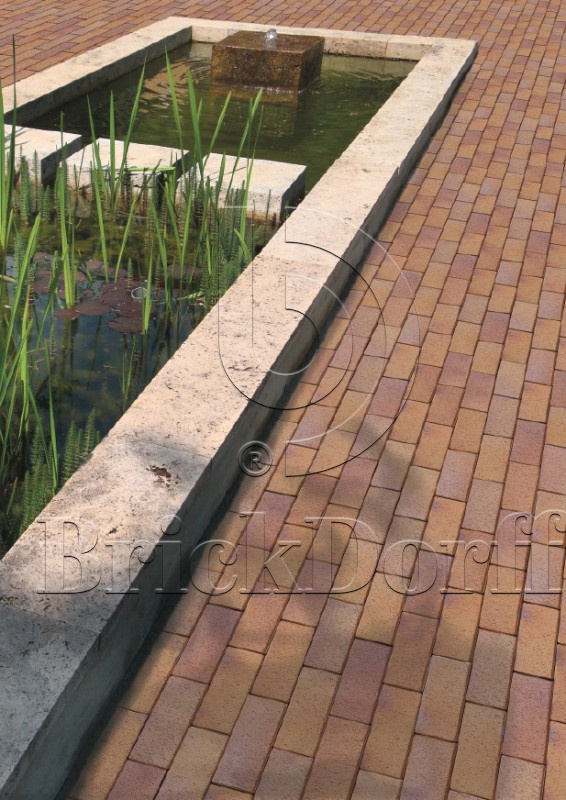 Тротуарная плитка / брусчатка Клинкерная ABC Herbstlaub-geflammt hell (Хербстлауб-гефламмт хелл), 200*100*52 мм