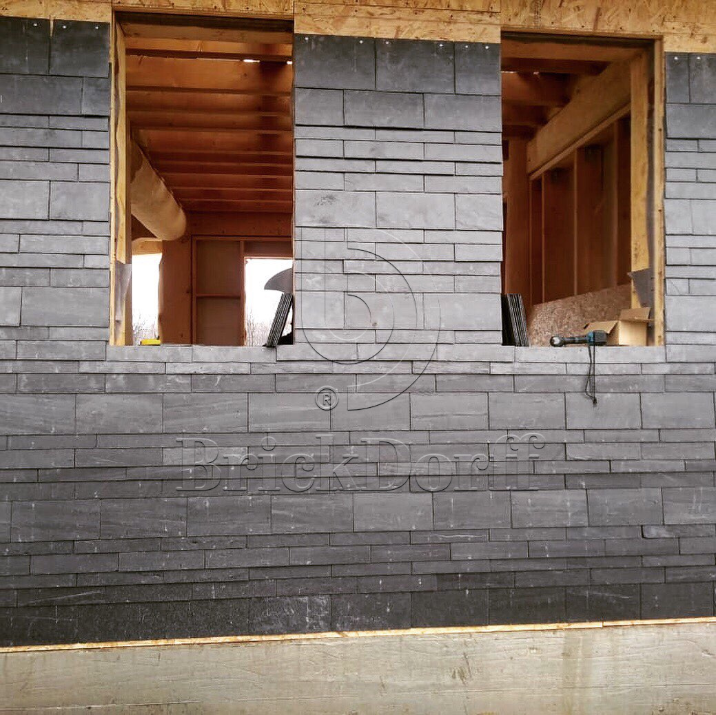 Камень отделка фасада и интерьера. Натуральный - природный камень СЛАНЕЦ плитка  400*250*5/7 мм