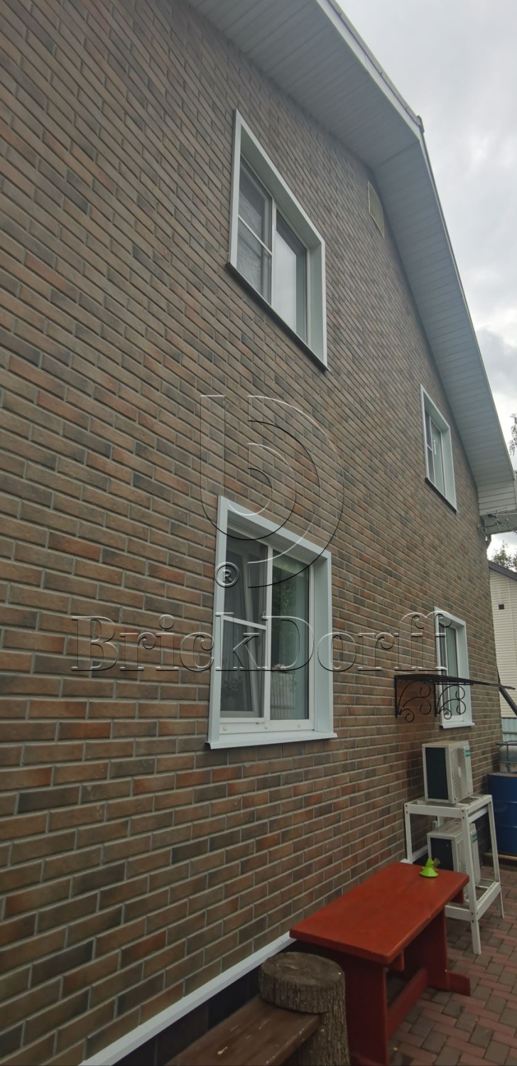 Retro Brick Cardamon фасадная термопанель из пенополистирола ППС 60 мм с клинкерной плиткой