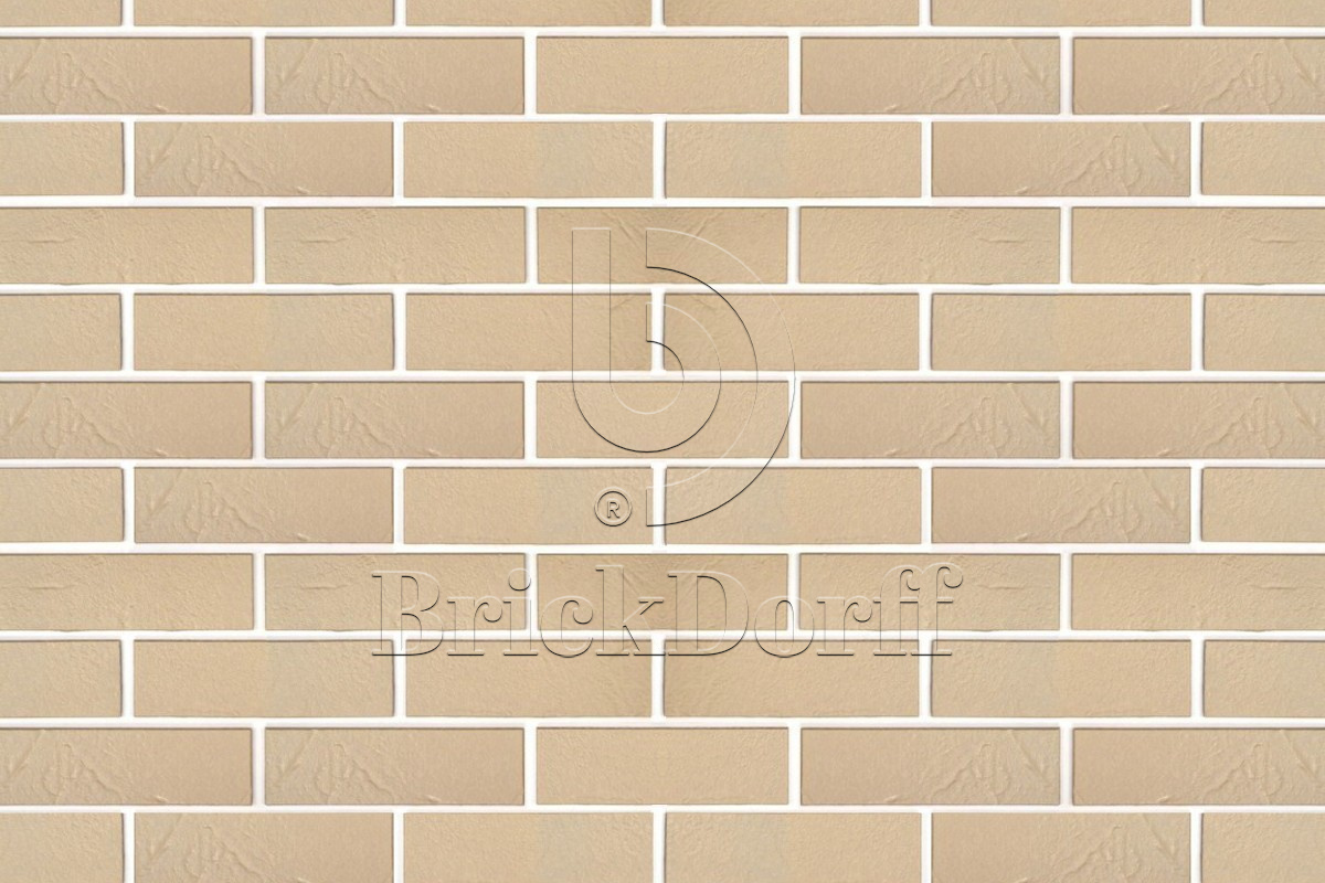 Фасадная Термопанель из пенополистирола ППС 60 мм с клинкерной плиткой ALASKA Beige genarbt 240*71*7 мм