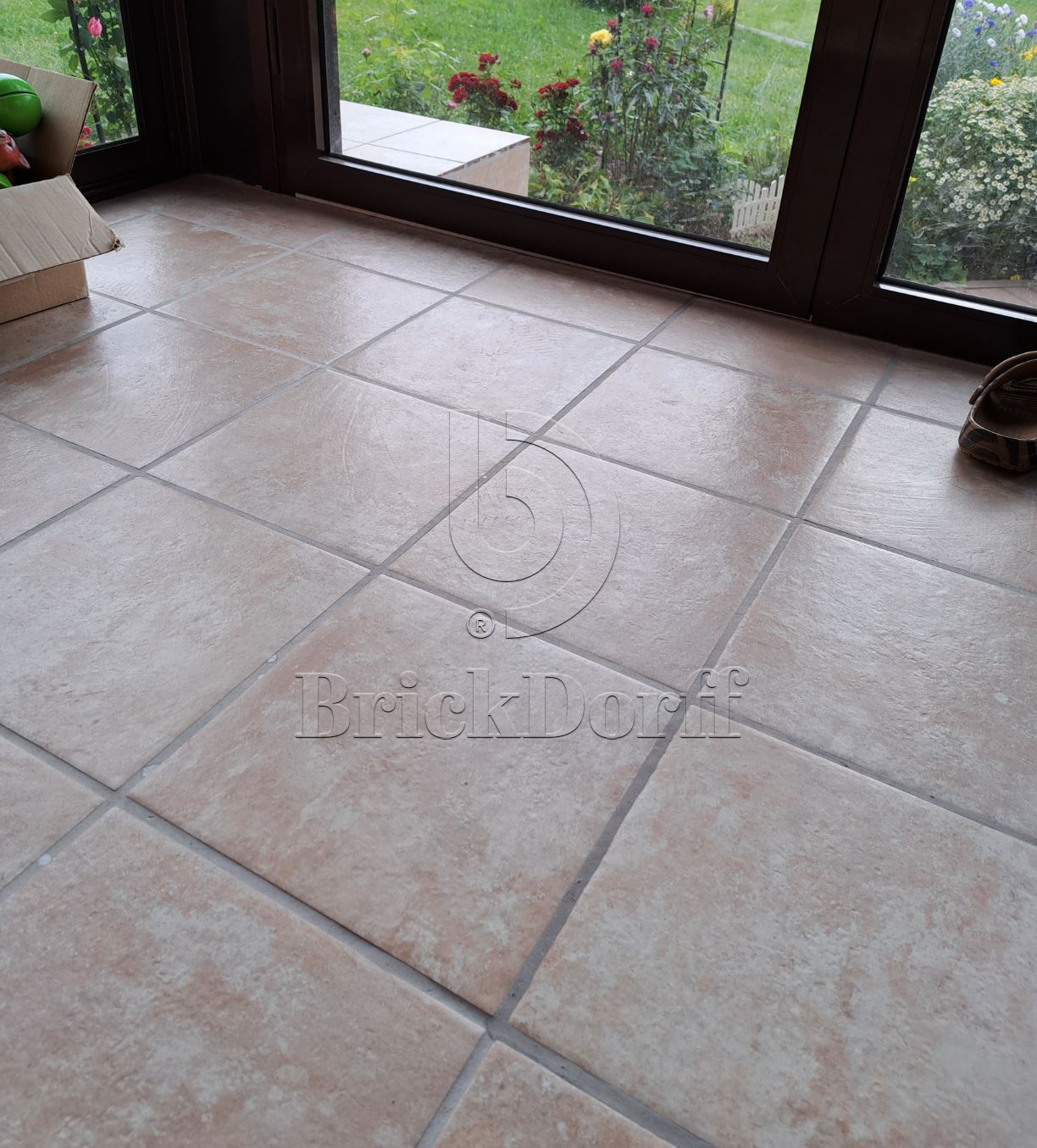 Клинкерная плитка Ilario Beige 300x300x11 – для улицы, террасы, крыльца, лестницы, морозостойкая