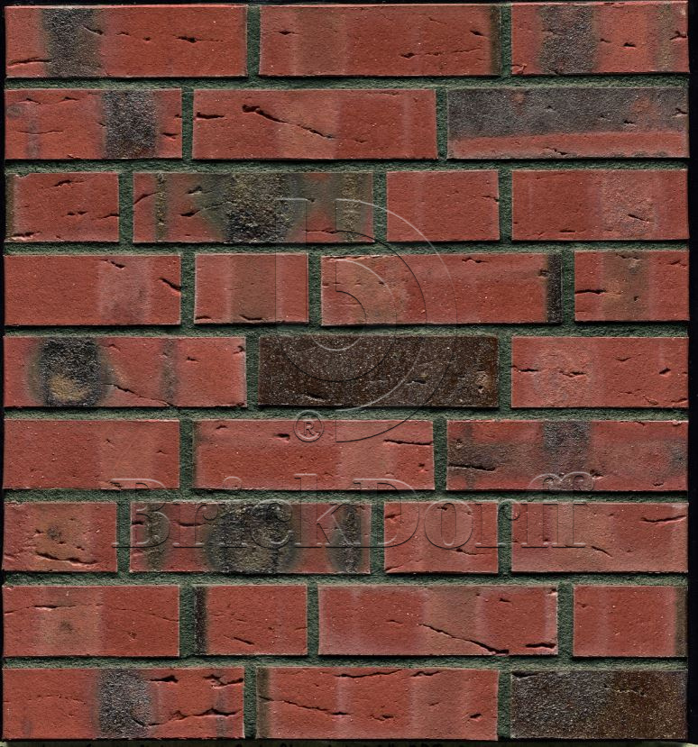 Кирпич облицовочный Клинкерный ABC 1008581 Grafschafter rot-Kohle NF 240*115*71 мм