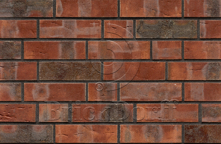 Кирпич облицовочный Клинкерный ABC 1876 Wittenburg  Kohlebrand mit  Sinters NF 240*115*71 мм