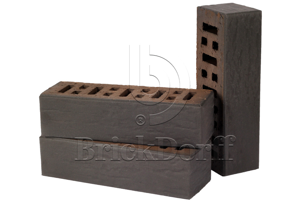 Lode SATURN ретро, 250*85*65 мм, Печной Кирпич керамический пустотелый, темно серый