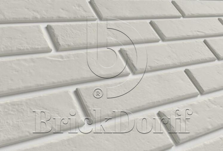 Blanc 245х65х8,5 мм клинкерная плитка белая под кирпич для фасада и цоколя