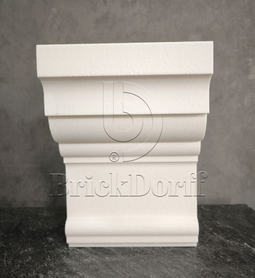 КАРНИЗ для Фасада и Интерьера - лепнина, декор из пенополистирола КВ-285/2 (КС-108) 285*130*2000 мм