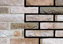 Carthago Carrara DF 214x25x66 мм, Плитка из кирпича Ручной Формовки для Вентилируемых фасадов с расшивкой шва Engels baksteen