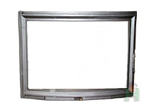0325 Дверца со стеклом FPL5 чугунная Halmat 517х688 мм