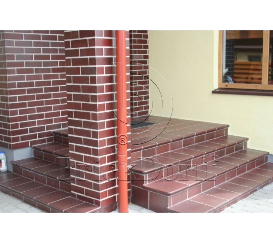 Клинкерная Плитка напольная противоскользящая Stroeher KERAPLATTE DURO 825 sherry 240*240*12 мм