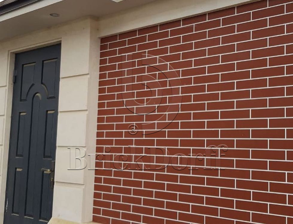 NATURAL ROSA 245X66х7,4 мм Клинкерная фасадная плитка под кирпич облицовочная терракотовая