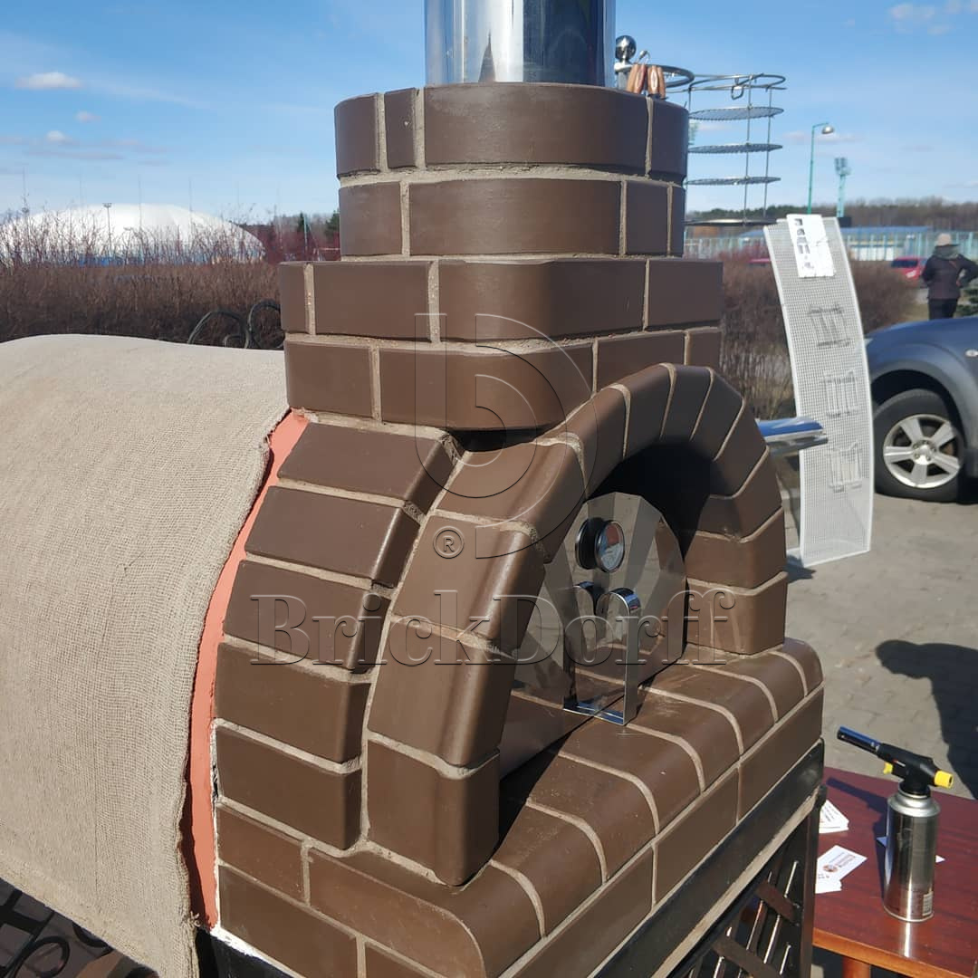 12.201100L Кирпич керамический полнотелый Печной Lode BRUNIS гладкий, 250*120*65 мм