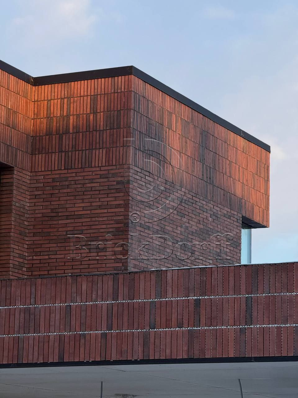 Фасадная ригельная плитка под клинкер Life Brick Лонг