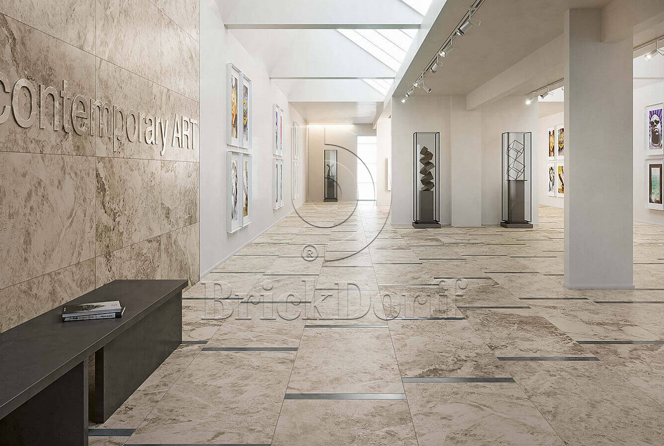 Плитка напольная уличная Supernova Stone Pearl Lastra 20mm 600х600х20мм