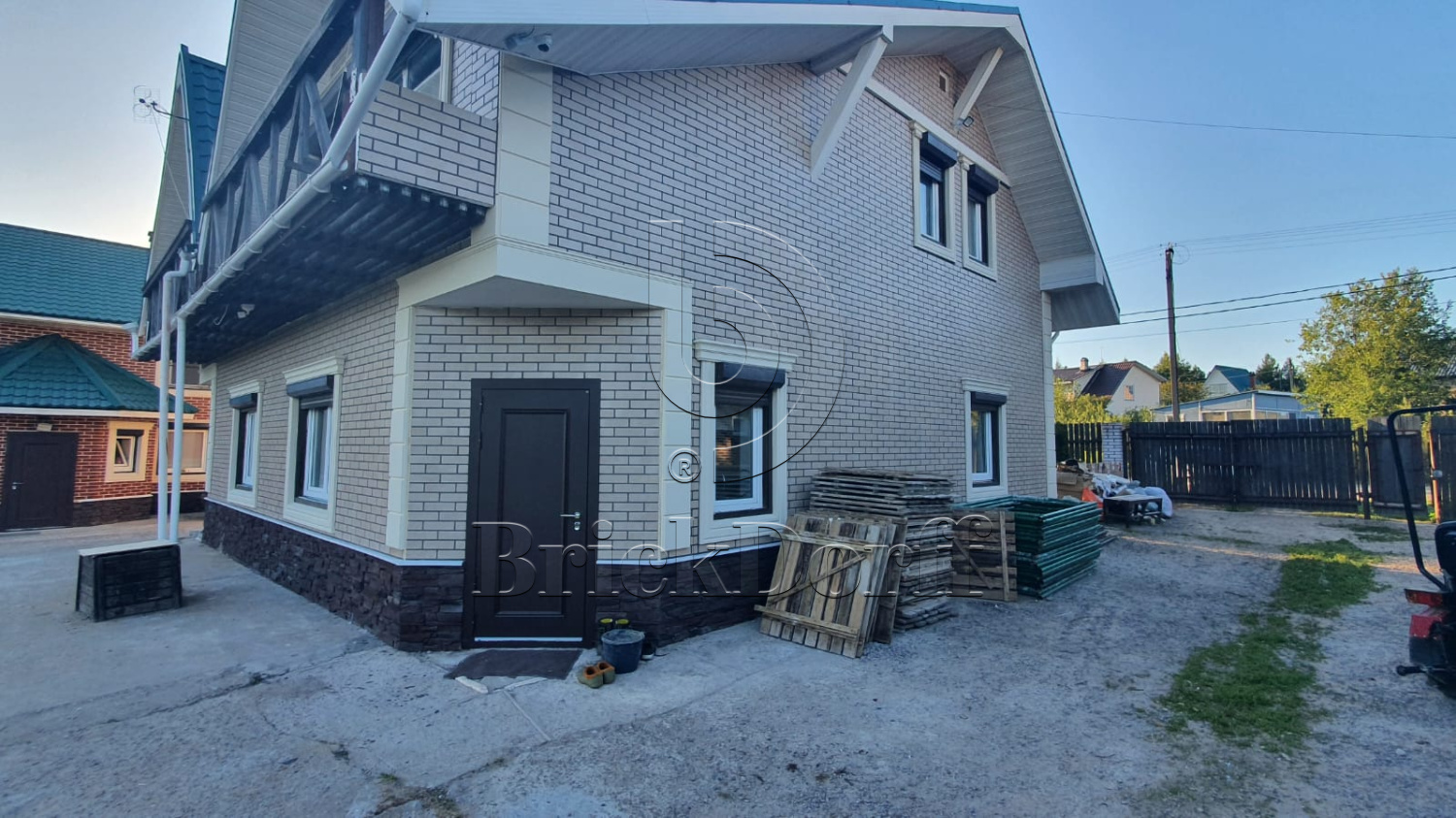 Mattone Sabbia Beige 245X66х7,4 мм Клинкерная фасадная плитка под кирпич облицовочная, бежевая