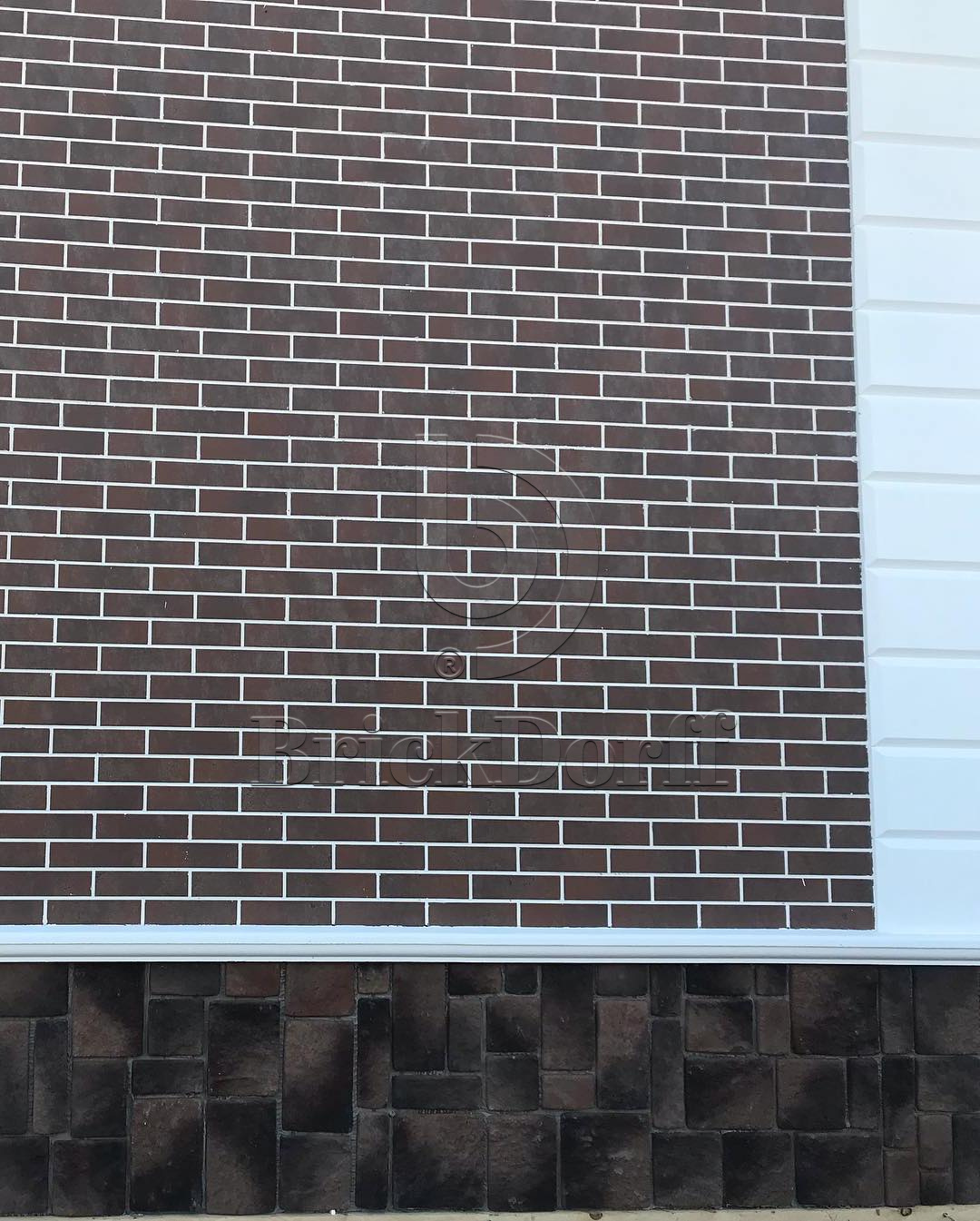 Semir Brown 245X66х7,4 мм Клинкерная фасадная плитка под кирпич облицовочная, коричневая