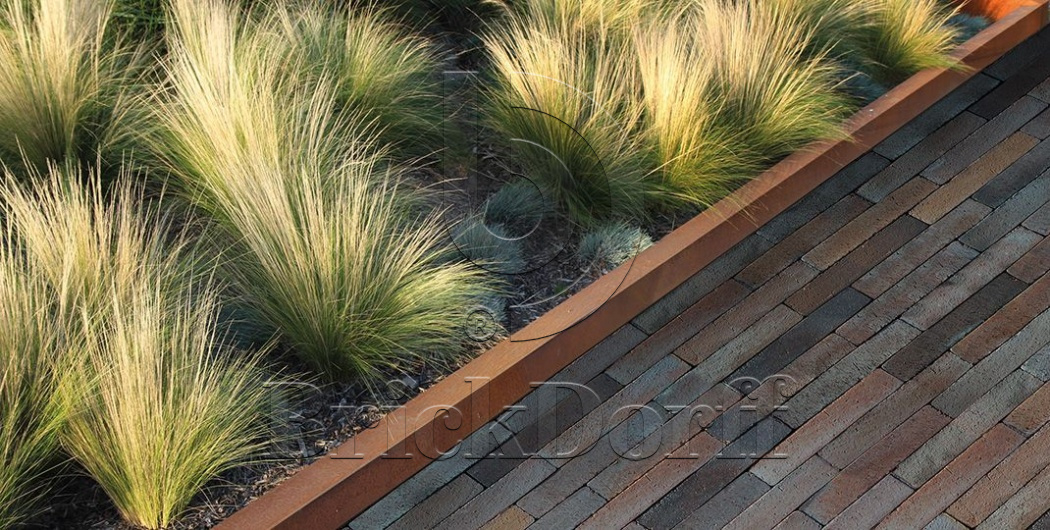 Тротуарная плитка / брусчатка Клинкерная ABC Gotland blau-braun Schmolz (Готланд блау-браун Счмолз), ригельный 292*71*71 мм